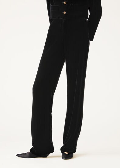 GOLDIE TROUSERS SILK VELVET