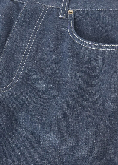 TYE TROUSERS DENIM FLOWER
