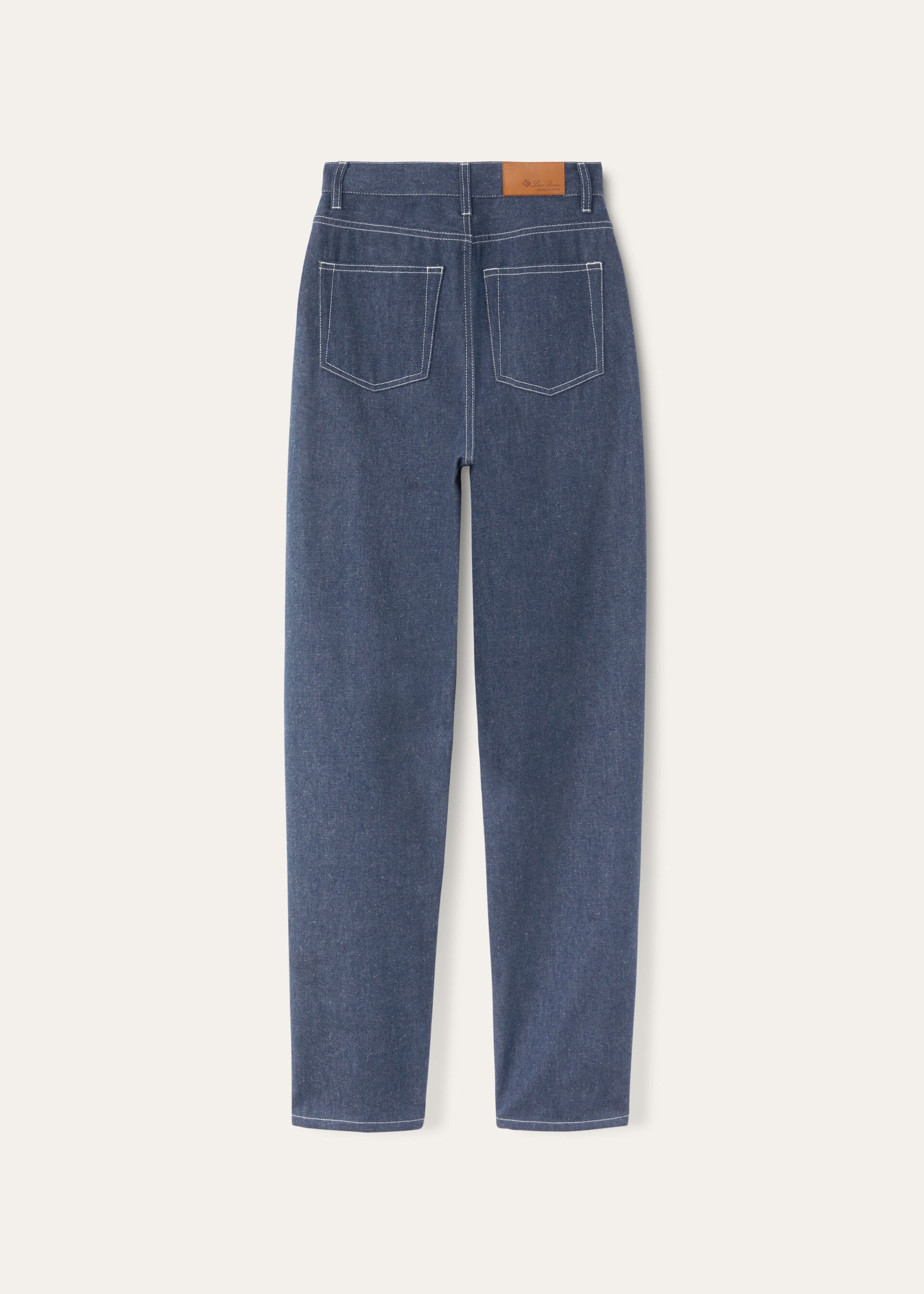 TYE TROUSERS DENIM FLOWER