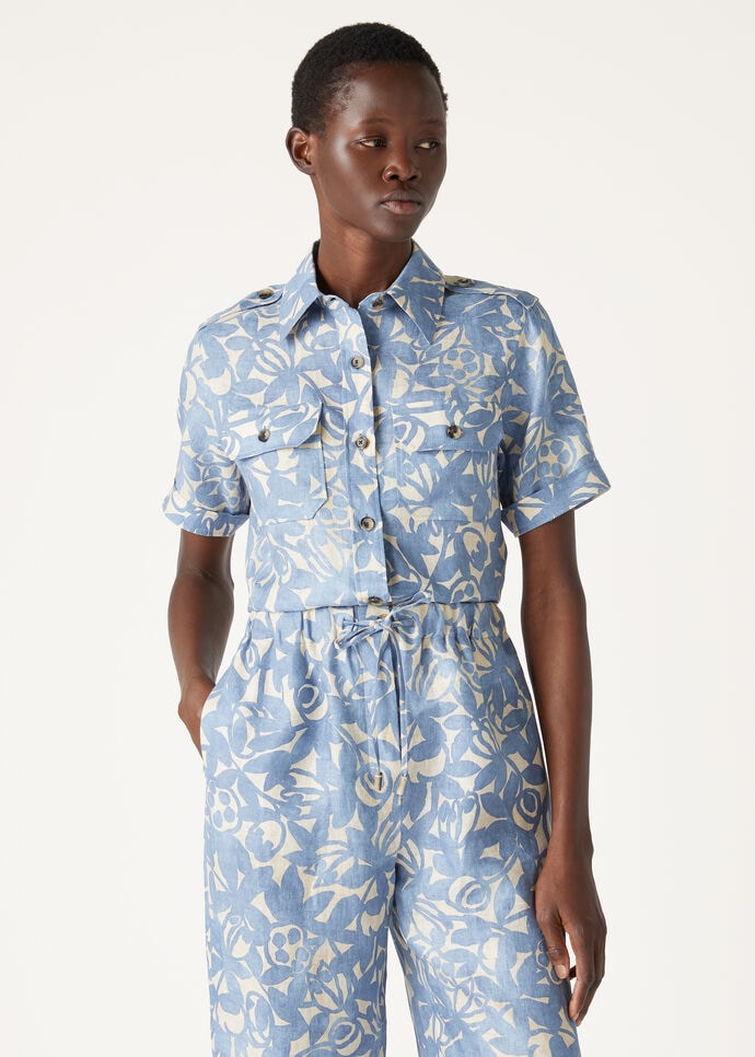ANNALISA SS SHIRT PROVENCE GARDEN                 _FAO4200_T1LT_3
