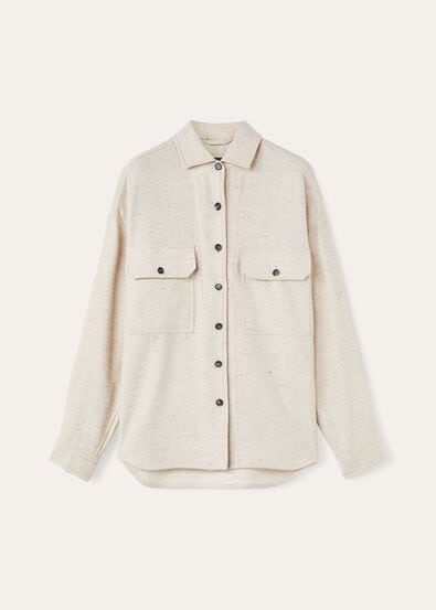 JENNA OVERSHIRT LIGHT DONEGAL