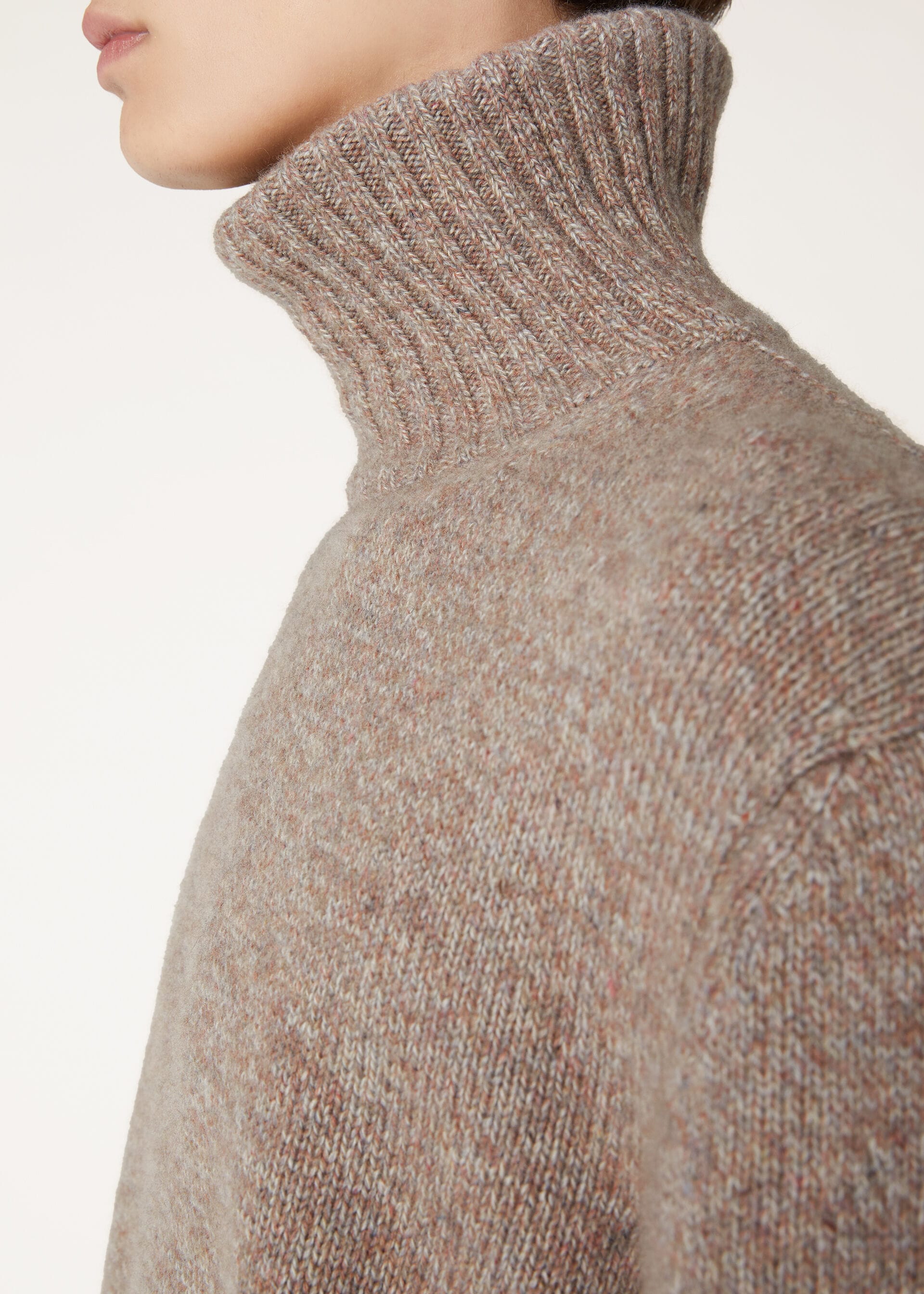 LORO MOULINE TURTLENECK SWEATER RECYCLED CASH GG 7
