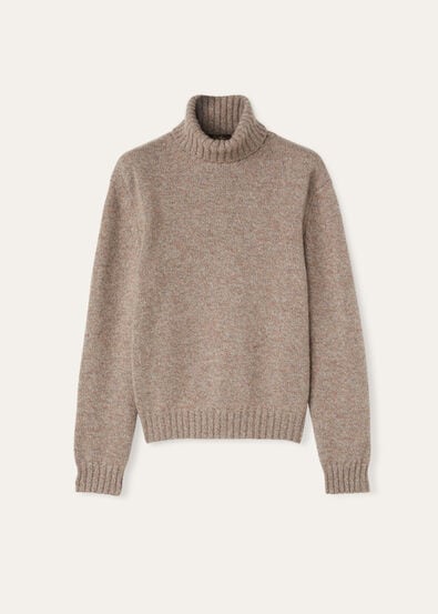 LORO MOULINE TURTLENECK SWEATER RECYCLED CASH GG 7