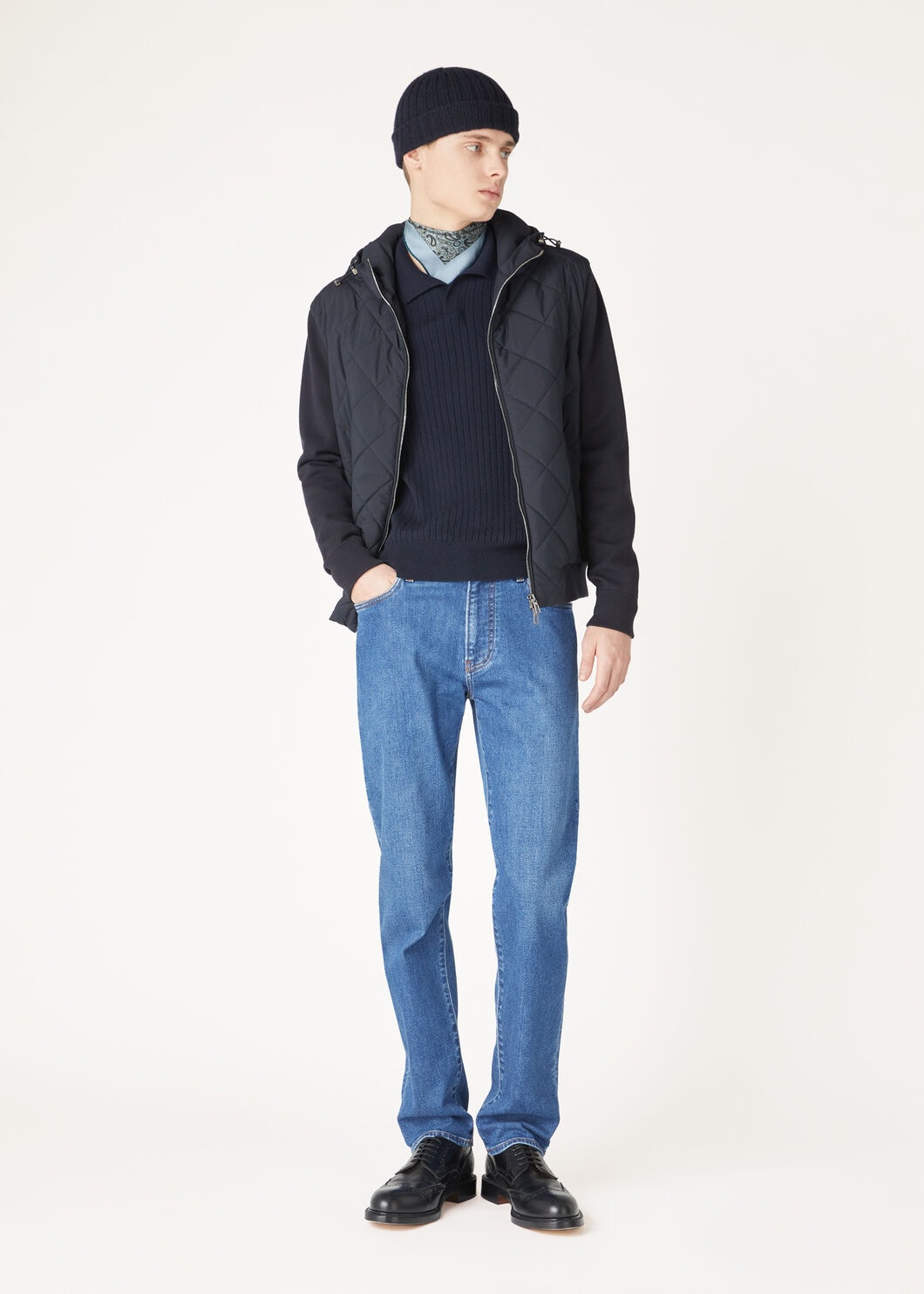 QUARONA TROUSERS KURASHIKI DENIM_FAO4427_W1BV_1