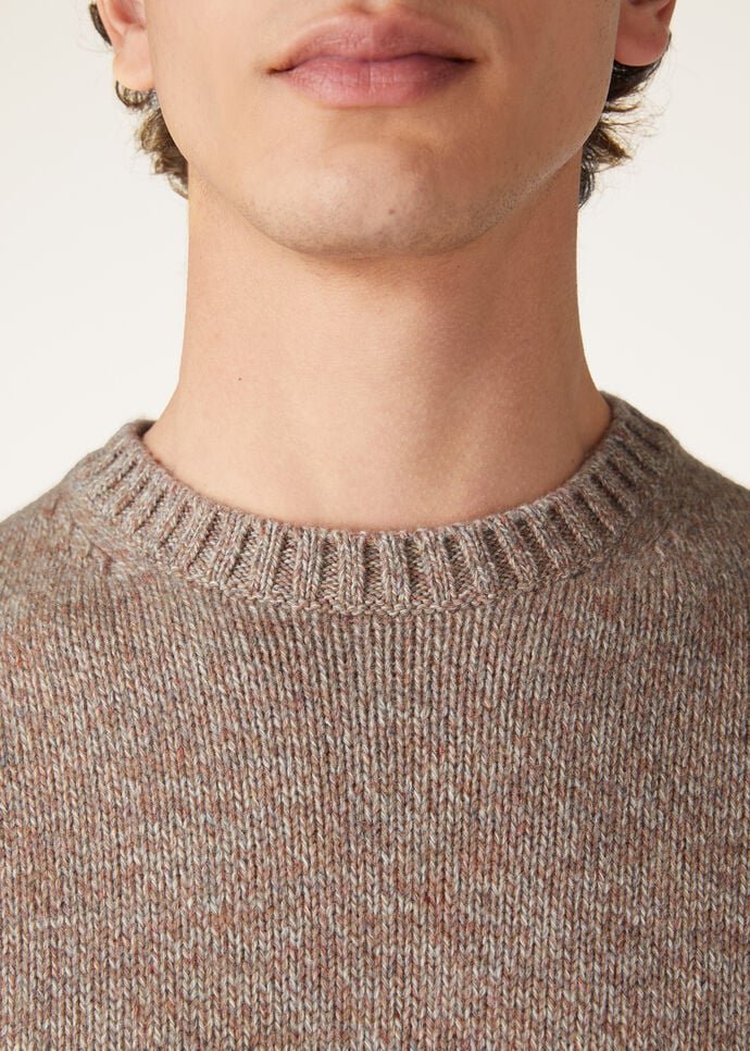 LORO MOULINE CREWNECK SWEATER RECYCLED CASH GG 7_FAO4436_J1QF_4
