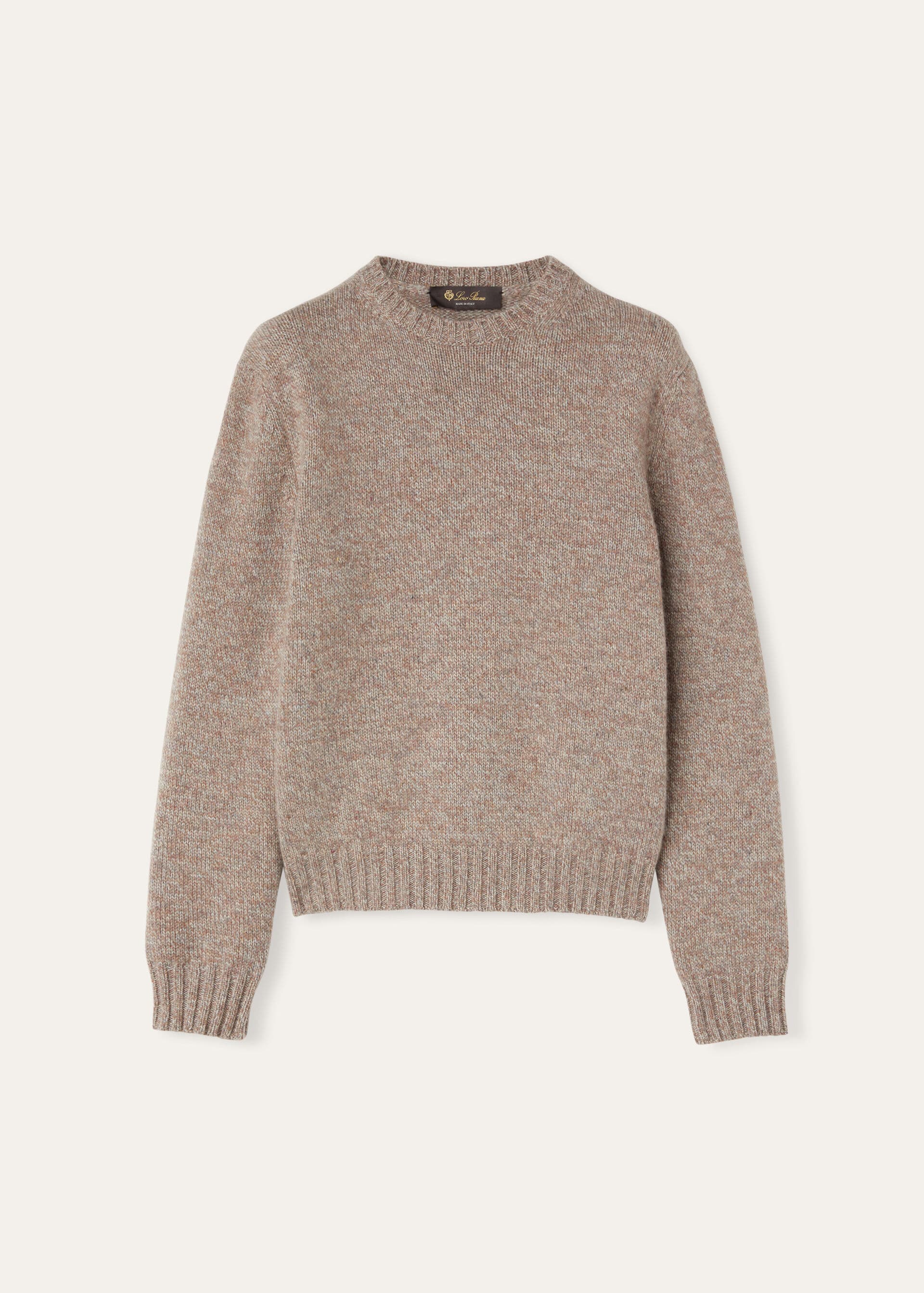 LORO MOULINE CREWNECK SWEATER RECYCLED CASH GG 7