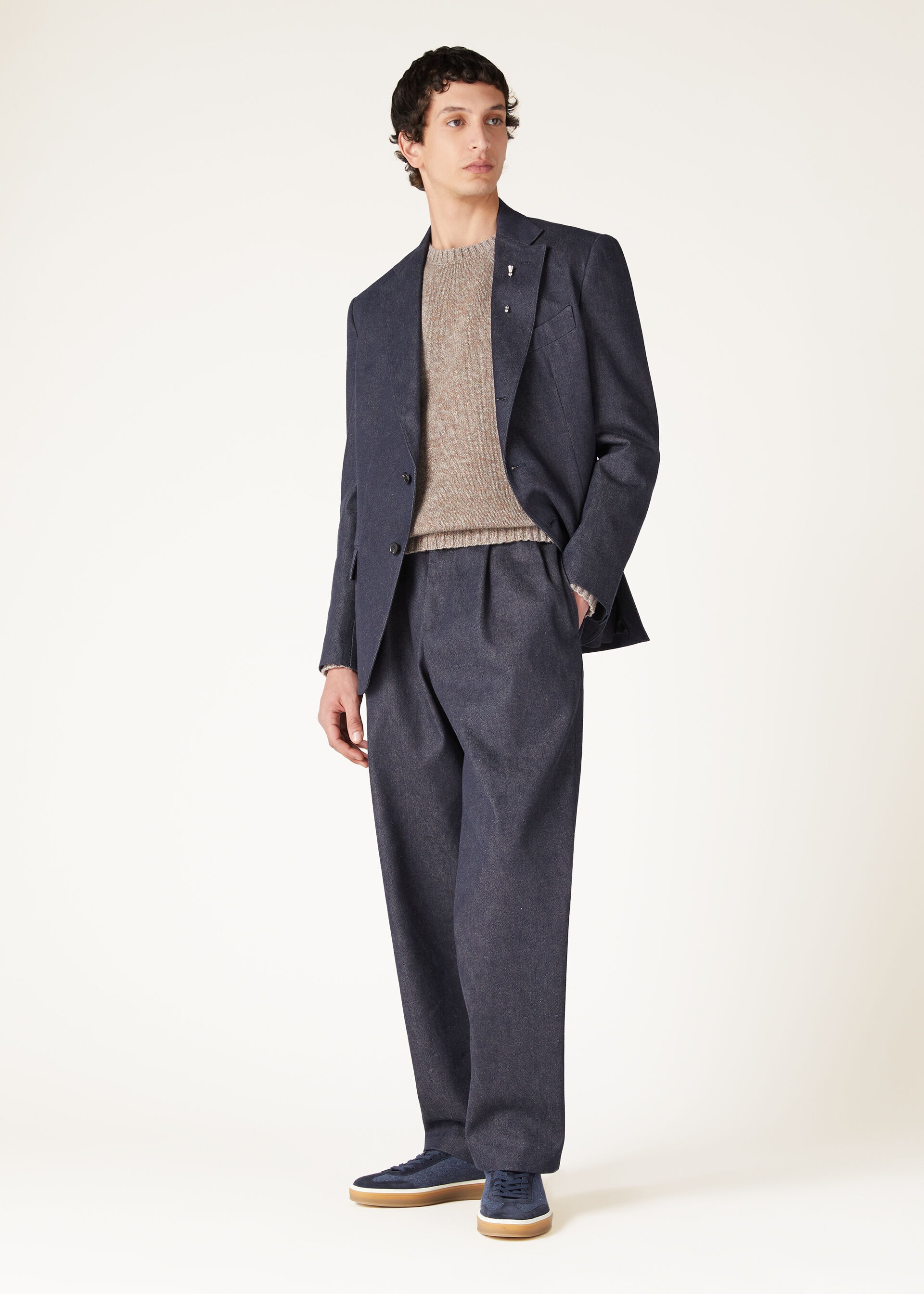 LORO MOULINE CREWNECK SWEATER RECYCLED CASH GG 7