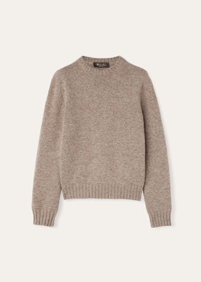 LORO MOULINE CREWNECK SWEATER RECYCLED CASH GG 7