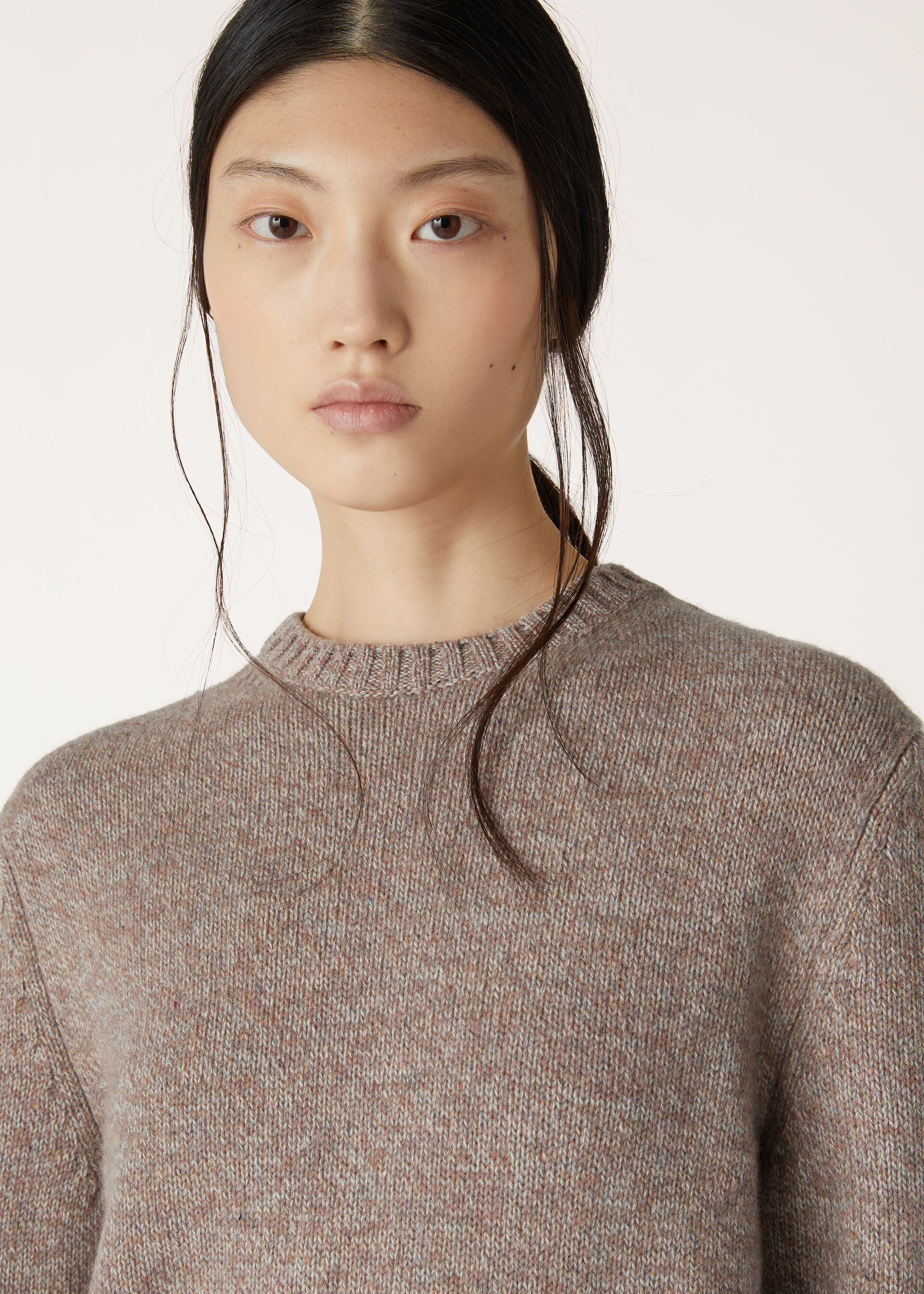 LORO MOULINE CREWNECK SWEATER RECYCLED CASH GG 7