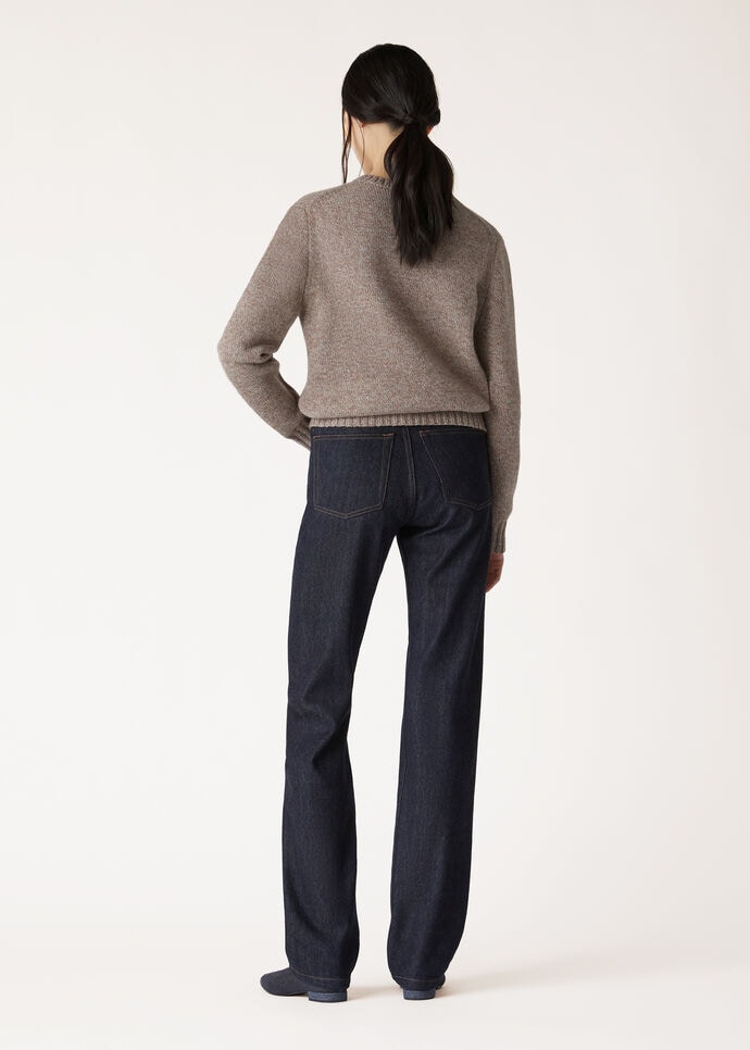 LORO MOULINE CREWNECK SWEATER RECYCLED CASH GG 7_FAO4436_J1QF_7