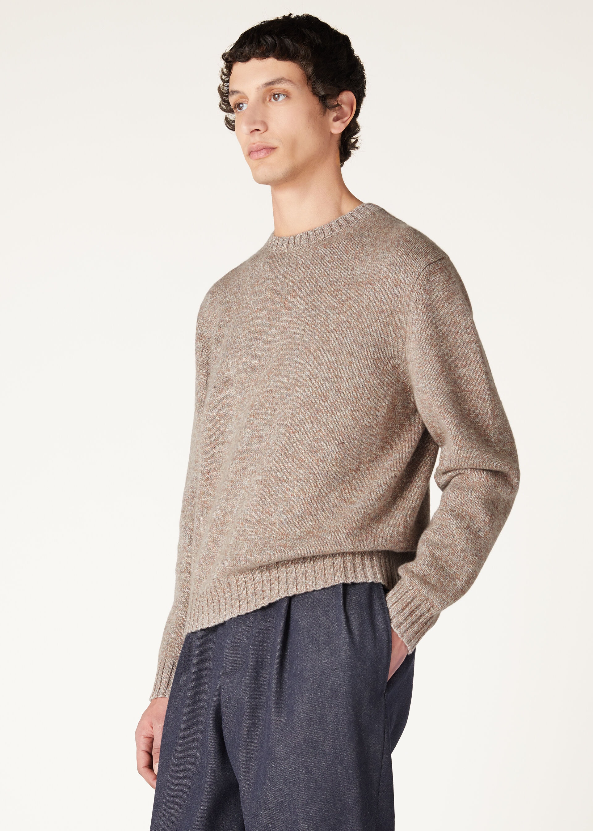 LORO MOULINE CREWNECK SWEATER RECYCLED CASH GG 7