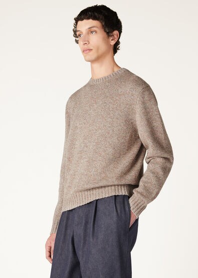 LORO MOULINE CREWNECK SWEATER RECYCLED CASH GG 7