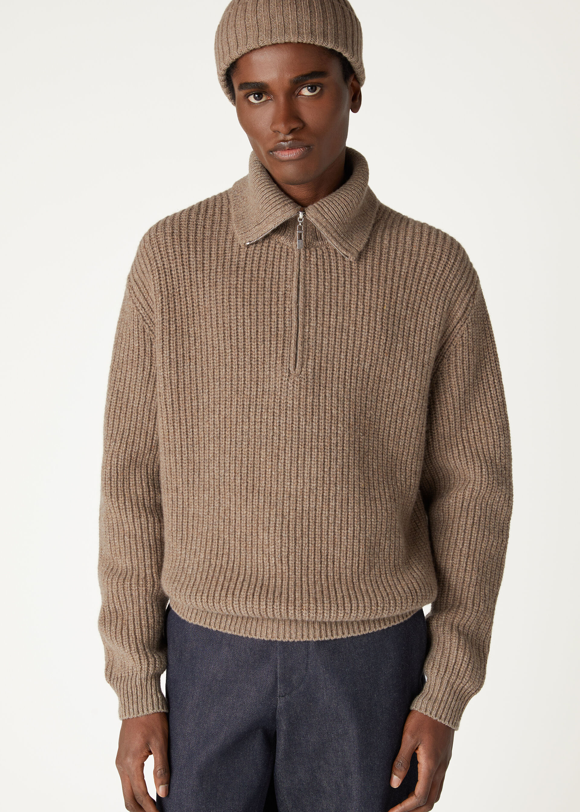 LORO BULKY HALFNECK SWEATER RECYCLED CASH GG 5