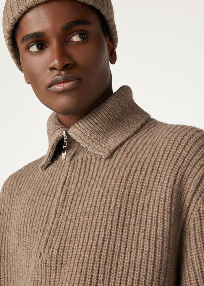 LORO BULKY HALFNECK SWEATER RECYCLED CASH GG 5_FAO4440_D0H3_4