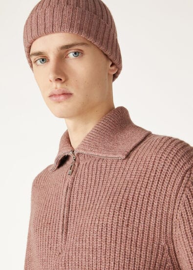 LORO BULKY HALFNECK SWEATER RECYCLED CASH GG 5