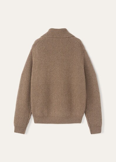 LORO BULKY HALFNECK SWEATER RECYCLED CASH GG 5