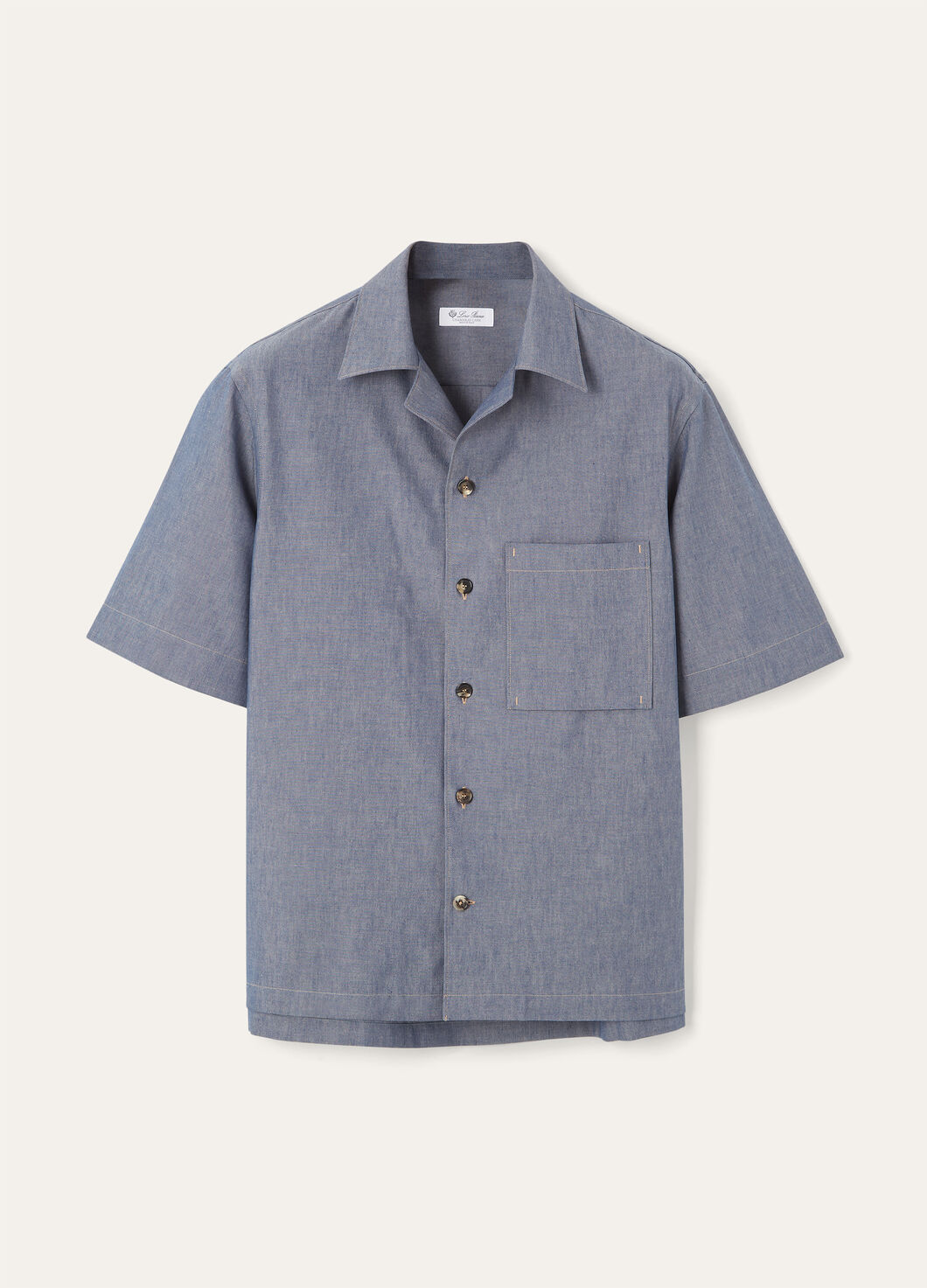 DALAI SS SHIRT CHAMBRAY CASH_FAO4447_W0BR_1