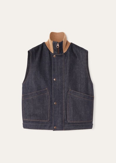 JASE VEST CASHDENIM