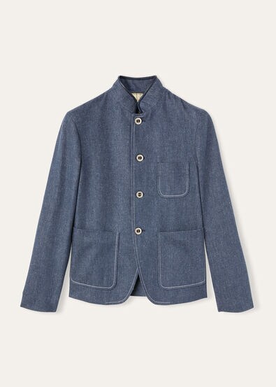 SPAGNA MINI SB JACKET DENIM FLOWER