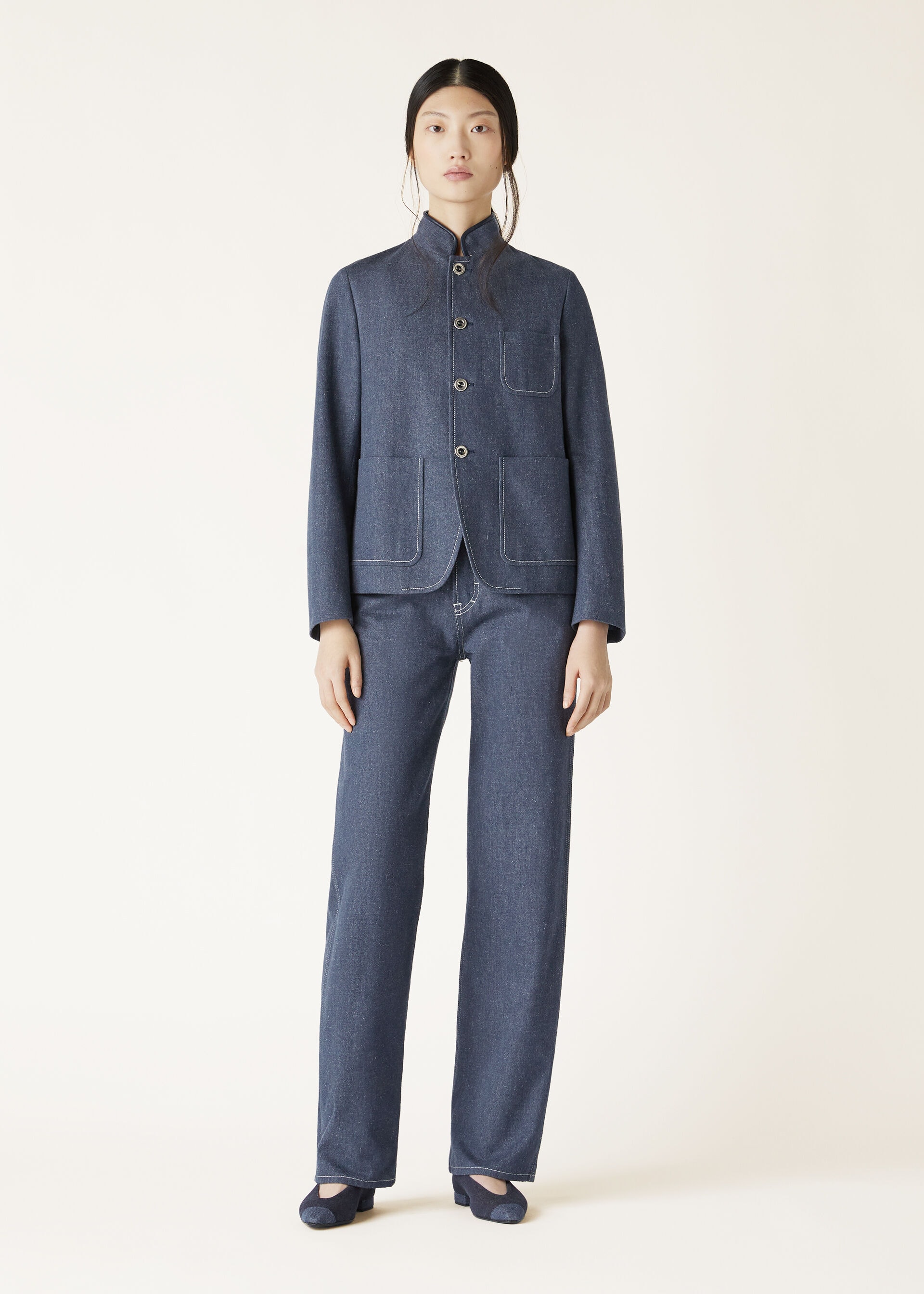 SPAGNA MINI SB JACKET DENIM FLOWER