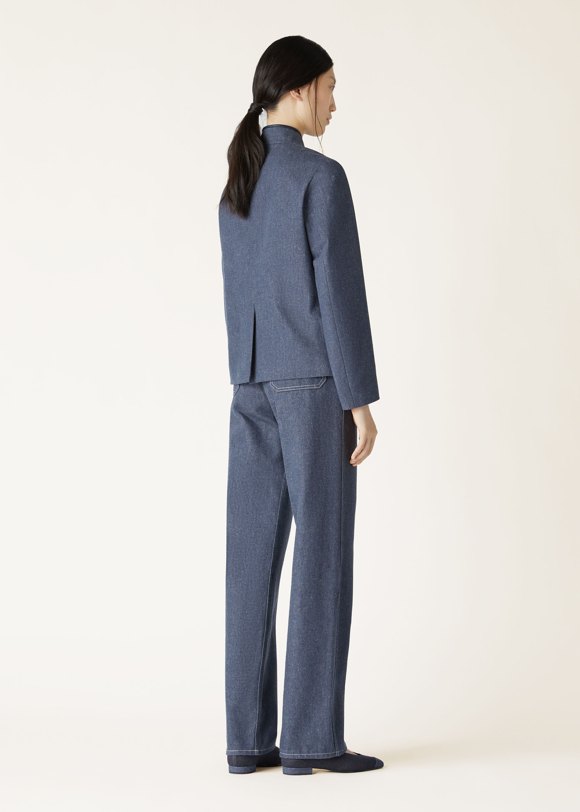 SPAGNA MINI SB JACKET DENIM FLOWER