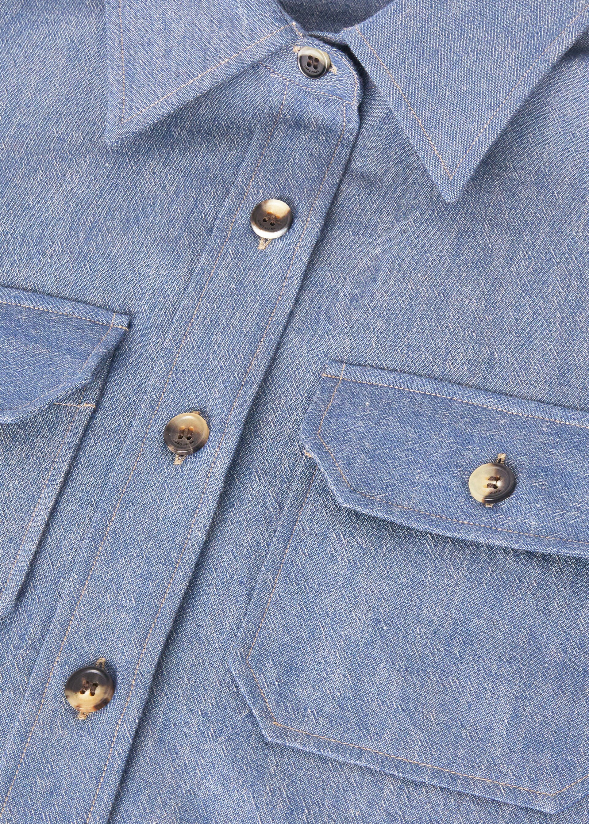ANNALISA SS SHIRT CHAMBRAY CASH