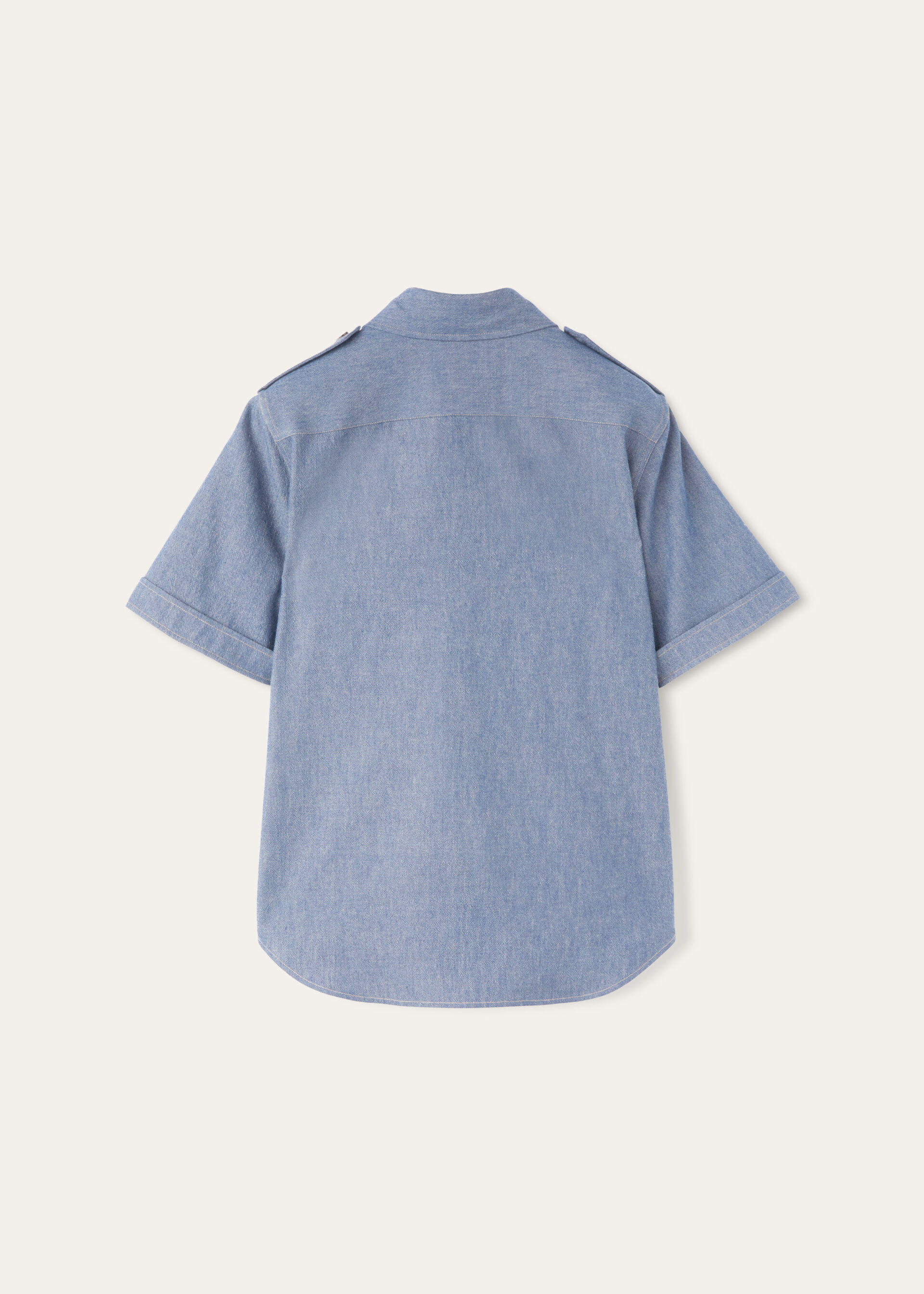 ANNALISA SS SHIRT CHAMBRAY CASH