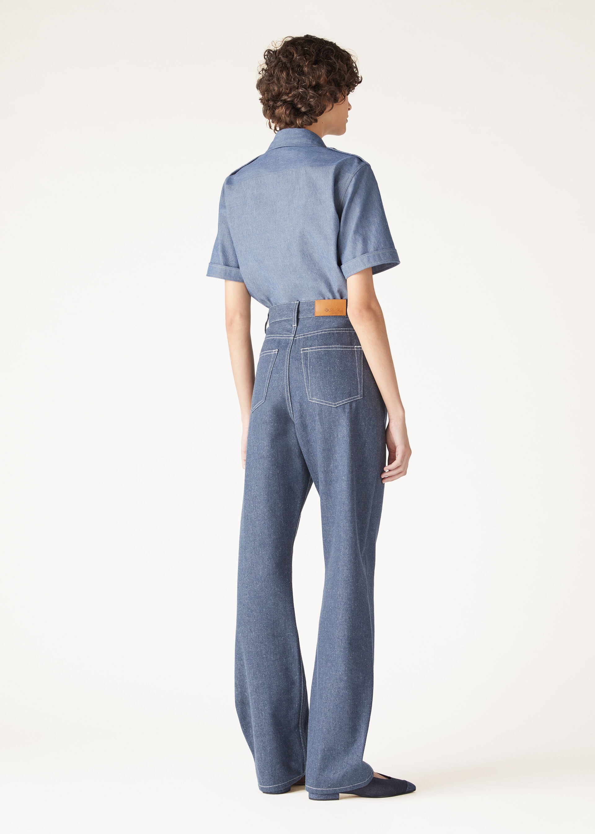 ANNALISA SS SHIRT CHAMBRAY CASH