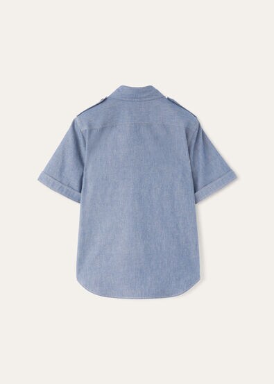 ANNALISA SS SHIRT CHAMBRAY CASH