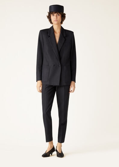 TOM TROUSERS TEXTURED SILK