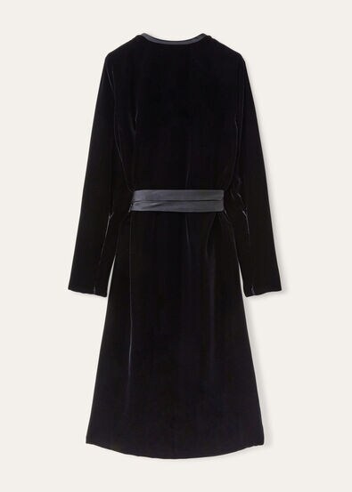 SUSAN DRESS SILK VELVET
