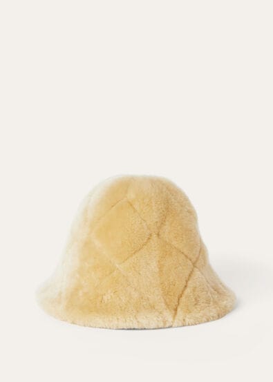 CLOCHE VELOUR SHEARLING