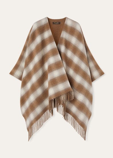 PONCHO TARTAN WISH CASH DOUBLE