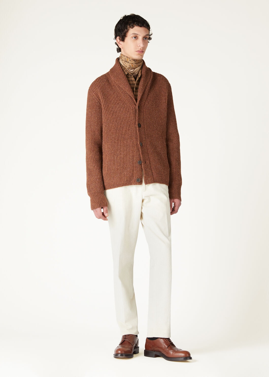 ALPE SATTAL CARDIGAN SWEATER WOOL GG 5_FAO5081_HF26_1