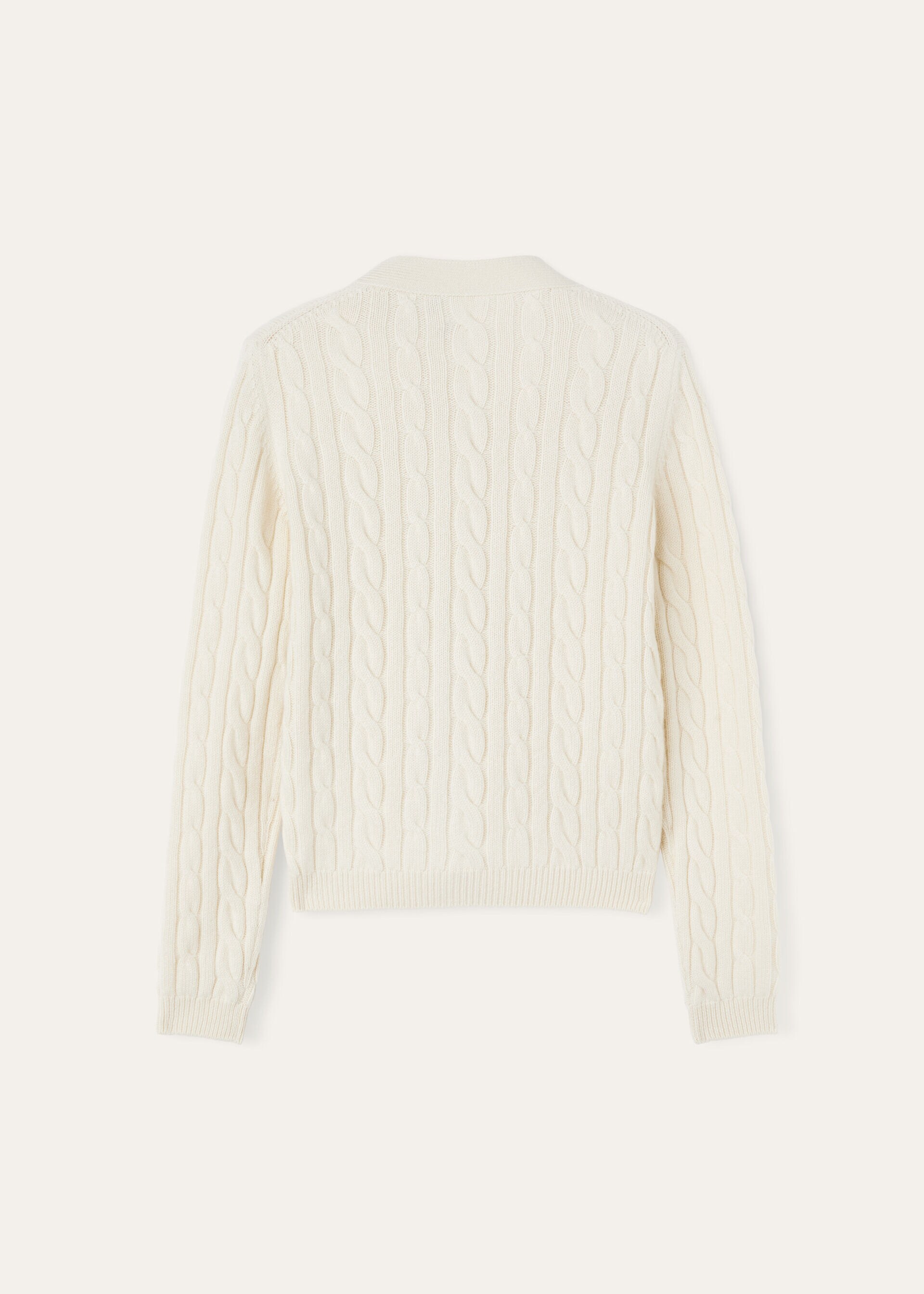 JUBILEE CABLES CARDIGAN SWEATER BABY CASH GG 7