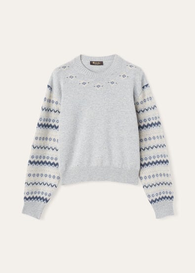 ALPE PILE CREWNECK SWEATER CASH GG 7