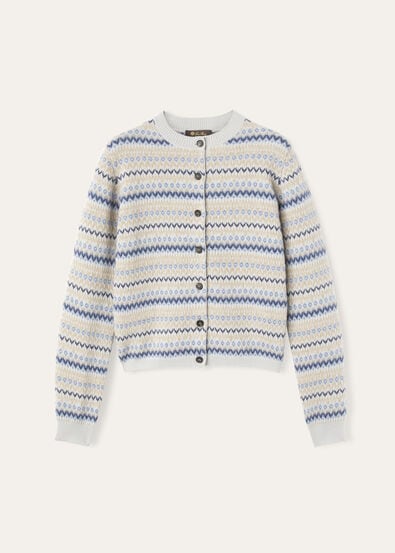 ALPE PILE CARDIGAN SWEATER CASH GG 12             