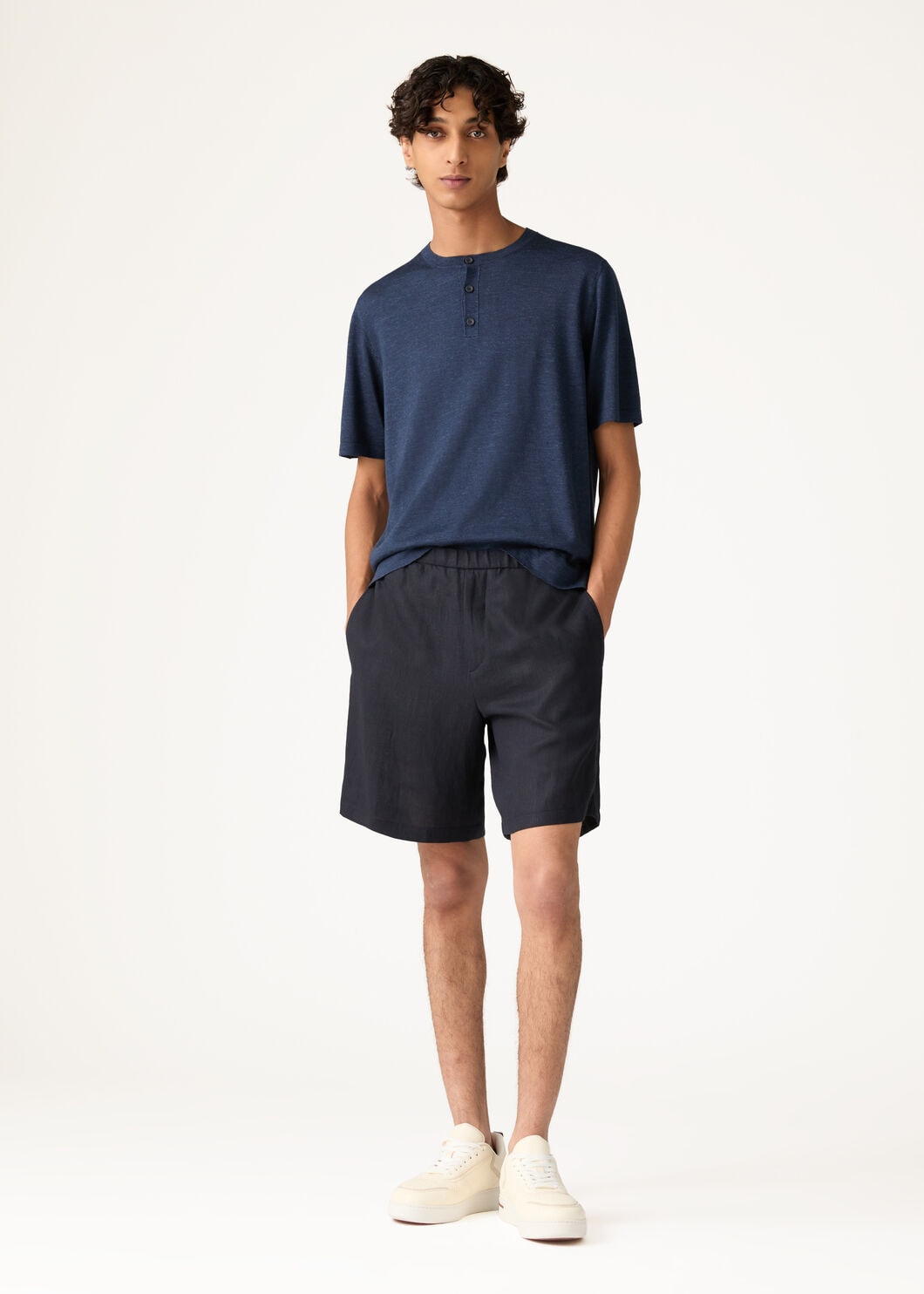 MARLYN BERMUDA SUMMER LINEN CREPE_FAO5170_W1AK_1