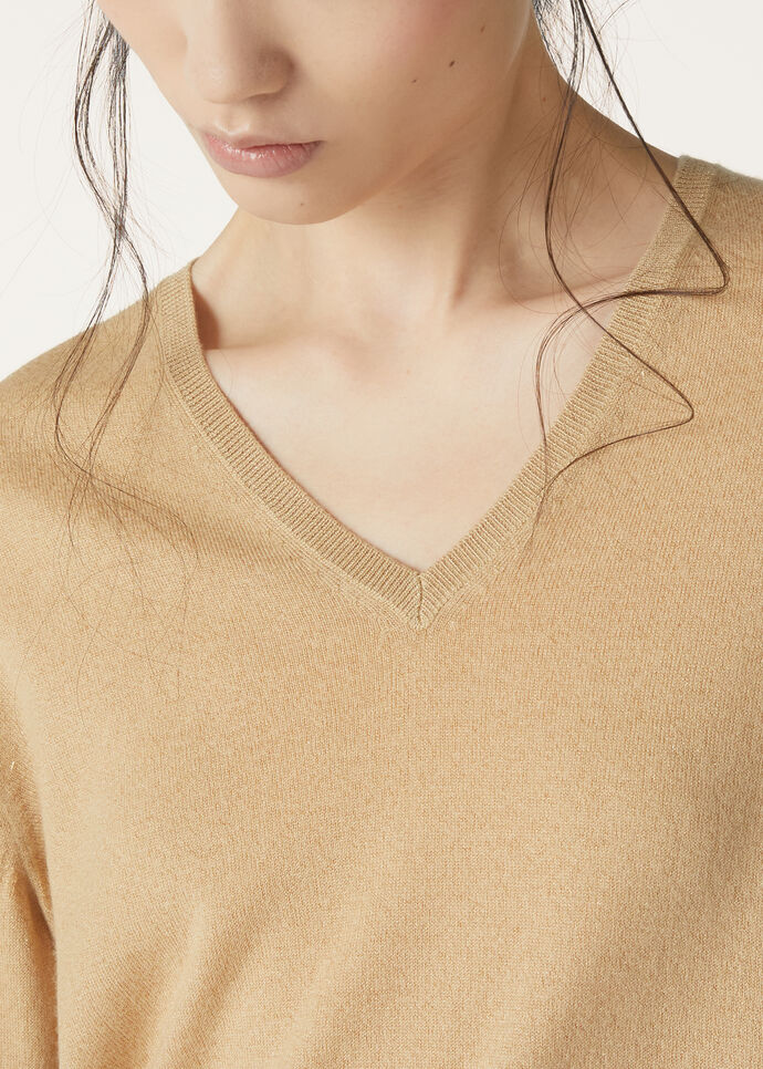 LUCIOLE V NECK SWEATER CASH BLEND GG 14_FAO5189_20CM_2