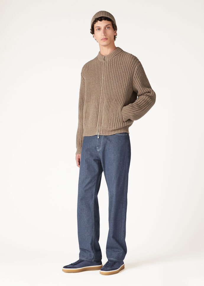 LORO BULKY BOMBER SWEATER RECYCLED CASH GG 3_FAO5194_D0H3_2