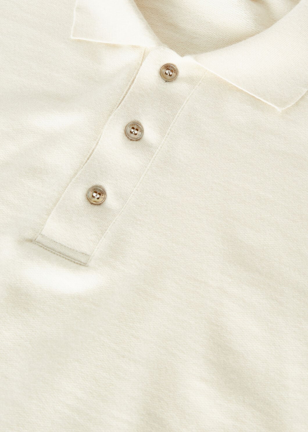 Cocooning Polo Shirt Cashmere Vanilla Ivory | Loro Piana US Cocooning Polo Shirt Cashmere Vanilla Ivory | Loro Piana US