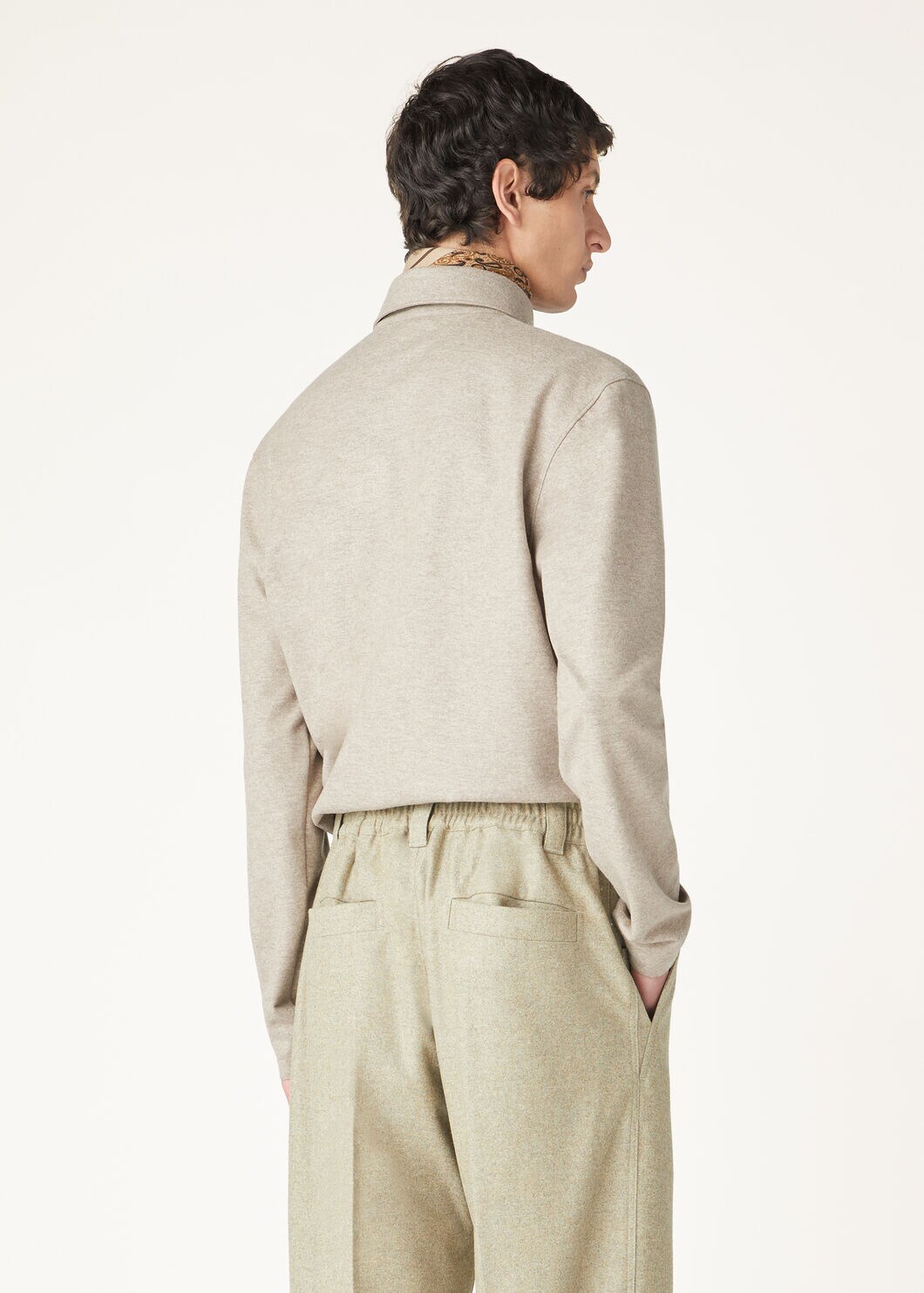 Corte Polo Shirt Cashmere Raw Cashmere | Loro Piana CC