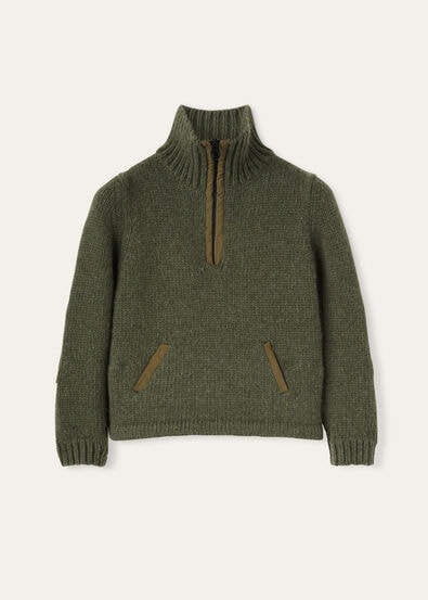 ALPE DI MERA KID HALF NECK SWEATER CASH GG 3