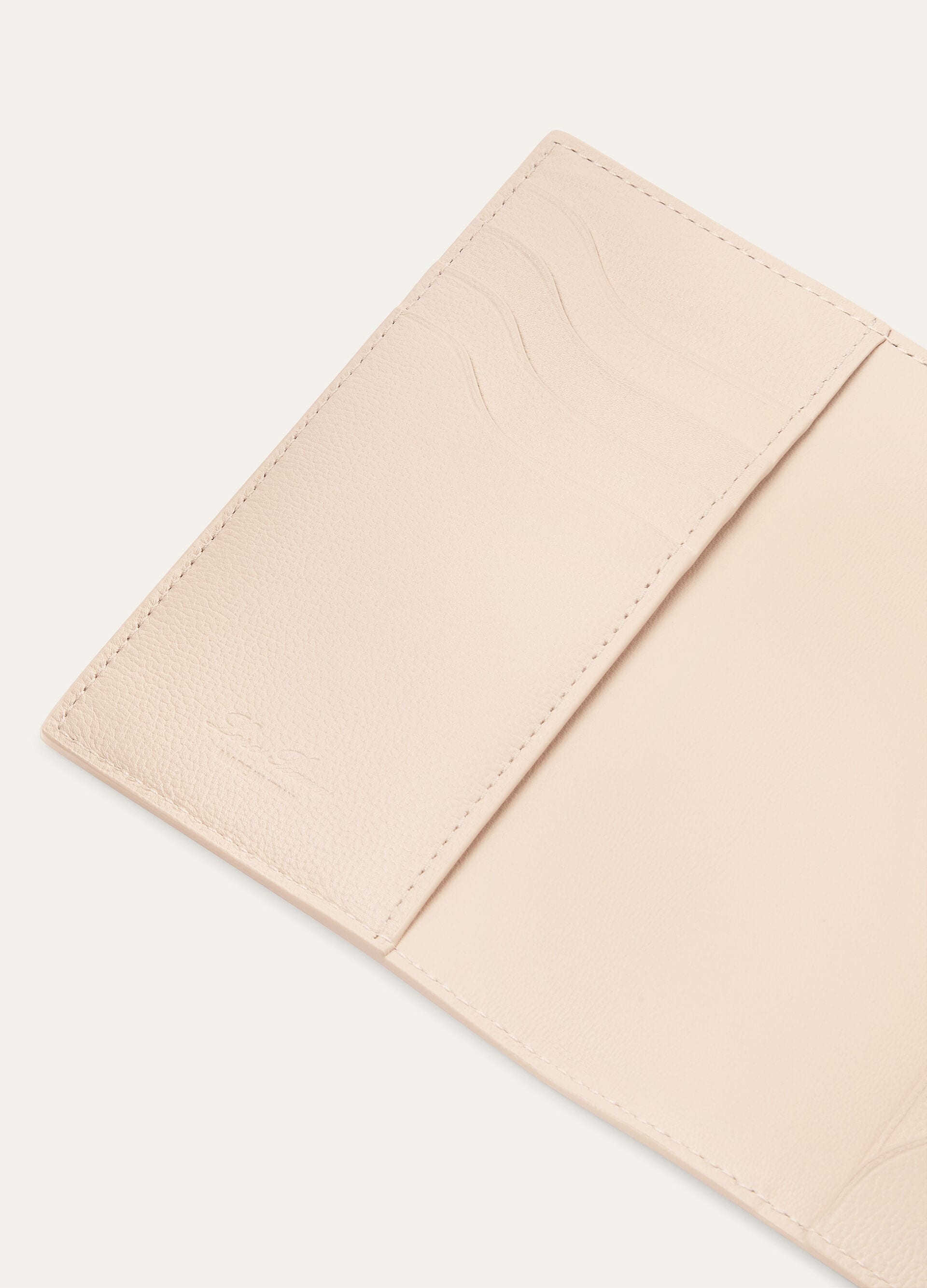 PASSPORT COVER LINEN CALF