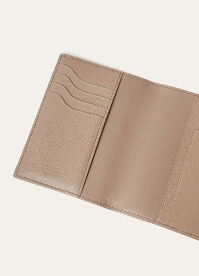 PASSPORT COVER LINEN CALF