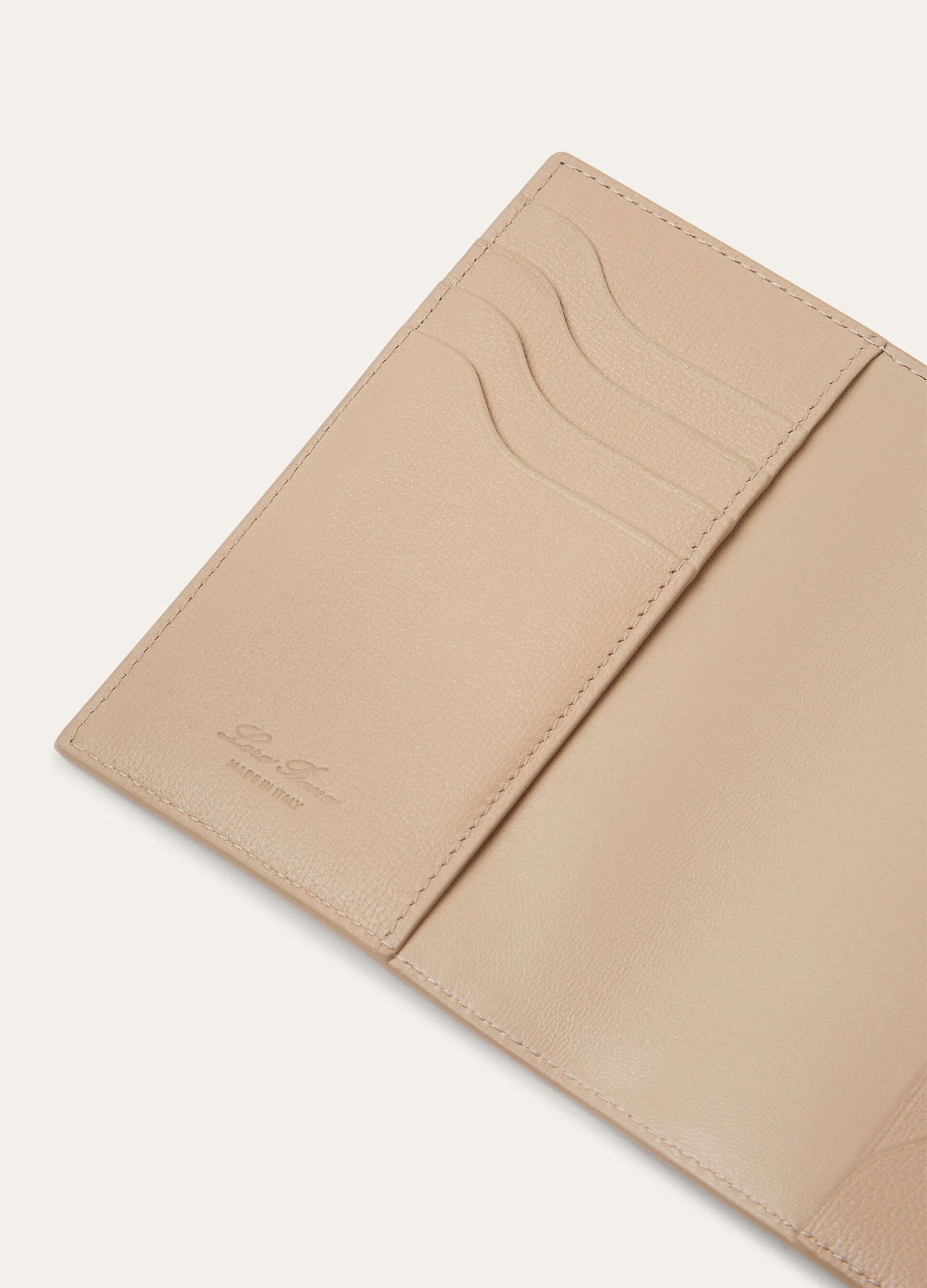 PASSPORT COVER LINEN CALF