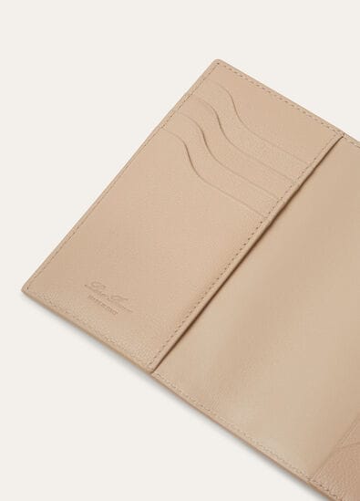 PASSPORT COVER LINEN CALF