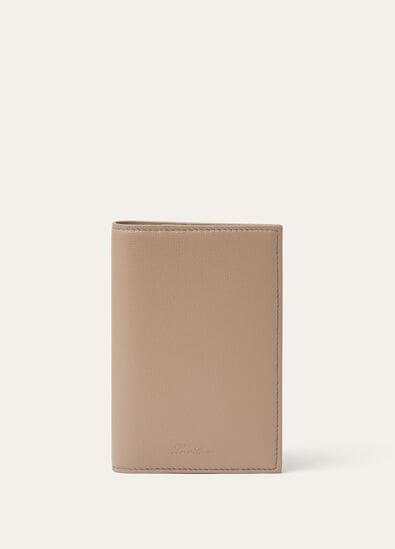 PASSPORT COVER LINEN CALF