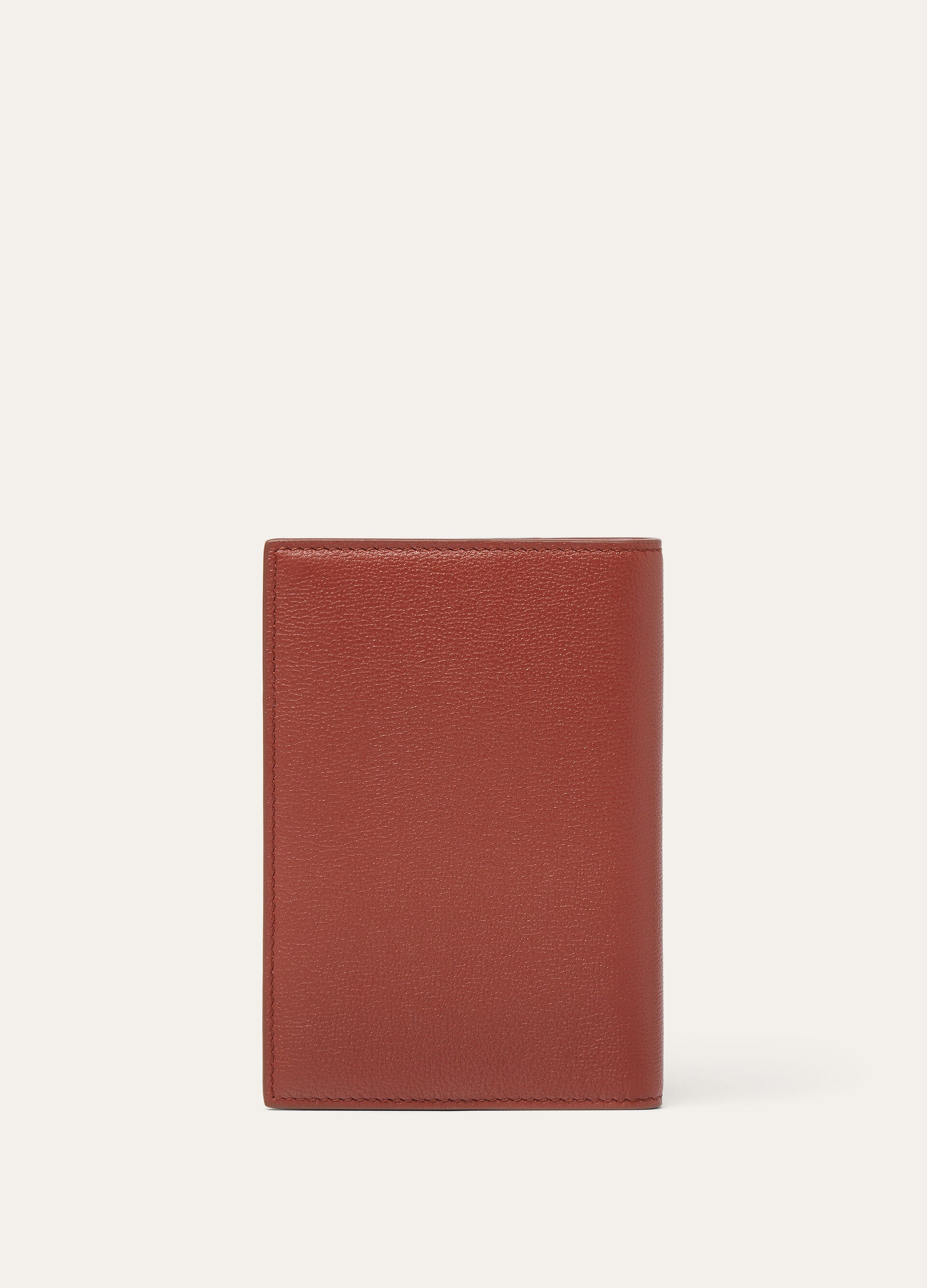 PASSPORT COVER LINEN CALF