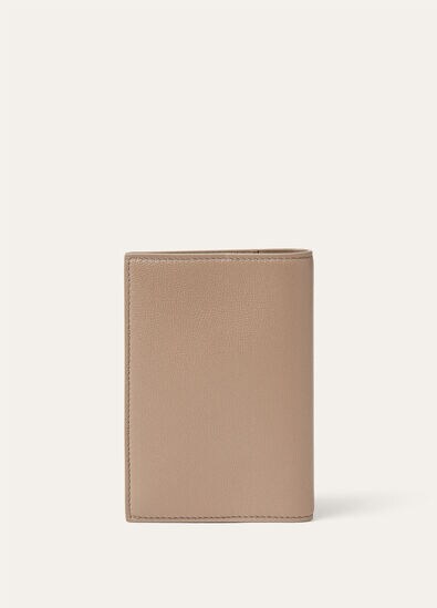 PASSPORT COVER LINEN CALF